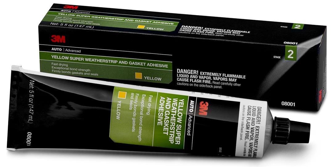 3M 08001 Weatherstripe Adhesive; Used To Bond Weatherstripping To Car Doors/ Trunks/ T-Tops/ Moon Roofs/ Sun Roofs/ Holding Paper/ Cork/ Rubber Gaskets; Neoprene Rubber; 5 Ounce Tube; Paste; Single - High quality product image showing 3M 08001 Weatherstripe Adhesive; Used To Bond Weatherstripping To Car Doors/ Trunks/ T-Tops/ Moon Roofs/ Sun Roofs/ Holding Paper/ Cork/ Rubber Gaskets; Neoprene Rubber; 5 Ounce Tube; Paste; Single details and features 3M 08001 Weatherstripe Adhesive; Used To Bond Weatherstripping To Car Doors/ Trunks/ T-Tops/ Moon Roofs/ Sun Roofs/ Holding Paper/ Cork/ Rubber Gaskets; Neoprene Rubber; 5 Ounce Tube; Paste; Single - High quality product image showing 3M 08001 Weatherstripe Adhesive; Used To Bond Weatherstripping To Car Doors/ Trunks/ T-Tops/ Moon Roofs/ Sun Roofs/ Holding Paper/ Cork/ Rubber Gaskets; Neoprene Rubber; 5 Ounce Tube; Paste; Single details and features