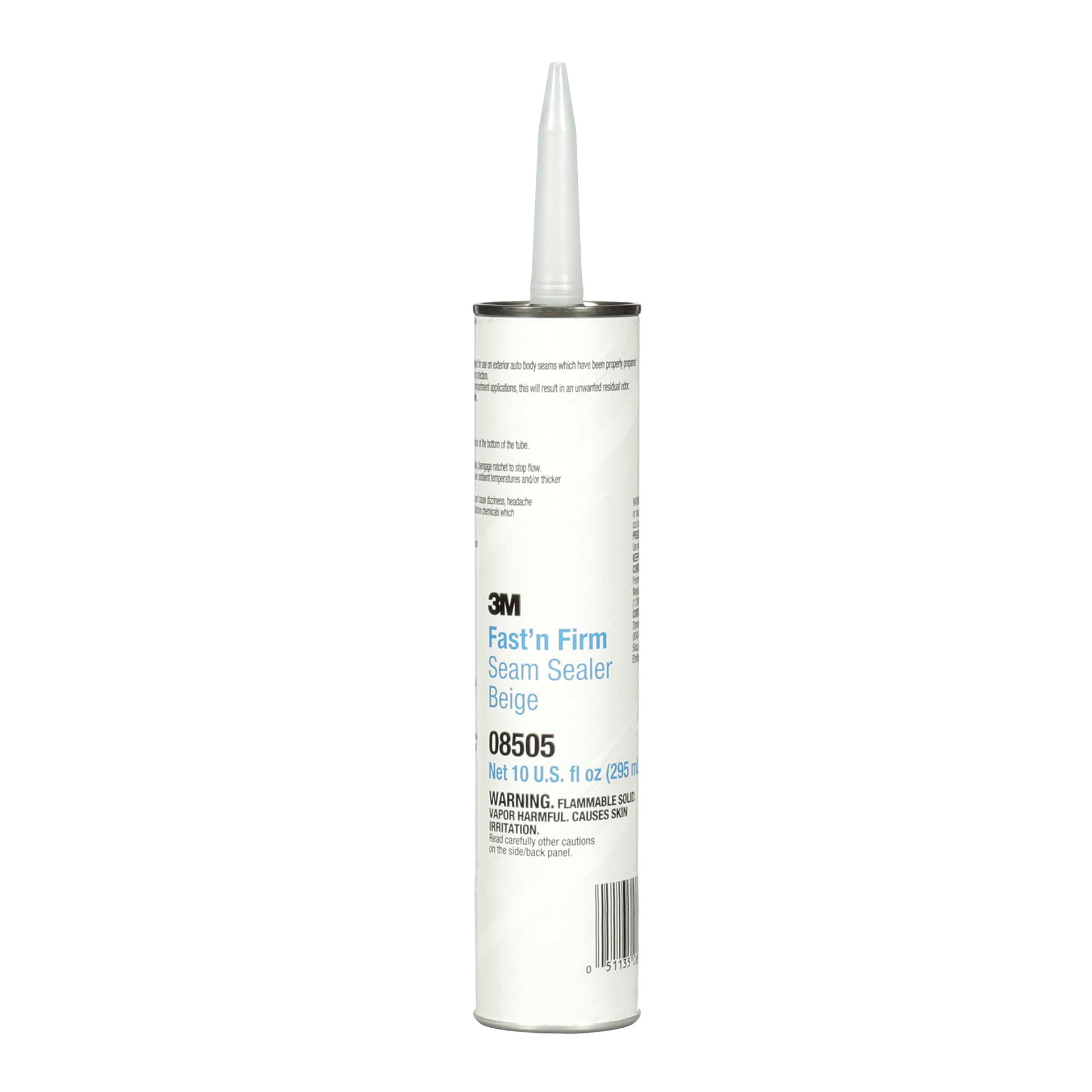 3M 08505 Fast N Firm Seam Sealer, Fast Setting, Paintable In 45 Minutes, 1/10 gal/10 fl oz Cartridge - High quality product image showing 3M 08505 Fast N Firm Seam Sealer, Fast Setting, Paintable In 45 Minutes, 1/10 gal/10 fl oz Cartridge details and features 3M 08505 Fast N Firm Seam Sealer, Fast Setting, Paintable In 45 Minutes, 1/10 gal/10 fl oz Cartridge - High quality product image showing 3M 08505 Fast N Firm Seam Sealer, Fast Setting, Paintable In 45 Minutes, 1/10 gal/10 fl oz Cartridge details and features