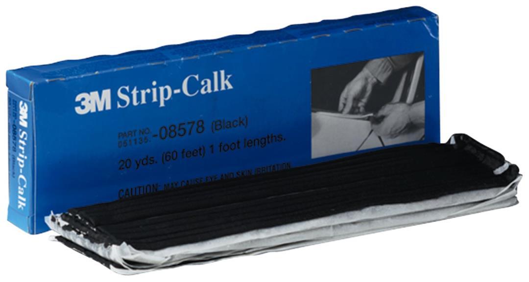 3M 08578 MS-12 Strip-Calk 60 Pieces - Black 60 ft. Total from The Twister Group 3M 08578 MS-12 Strip-Calk 60 Pieces - Black 60 ft. Total - The Twister Group Tools product