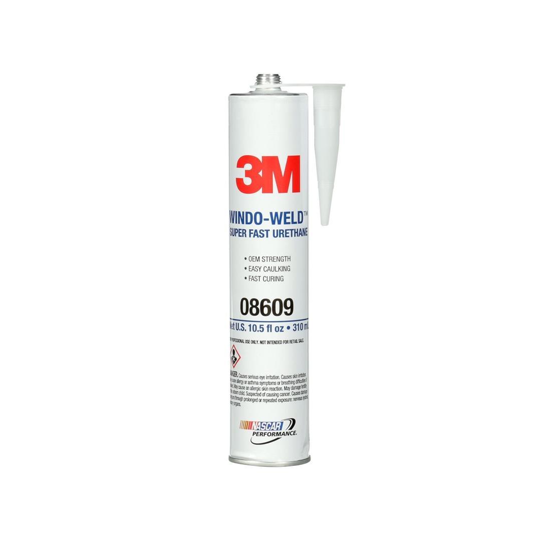 3M 08609 Window Glass Adhesive; Windo-Weld; Used For Bonding Replacement Auto Glass To Car Bodies; Polyurethane; 10.5 Ounce Cartridge; Paste from The Twister Group 3M 08609 Window Glass Adhesive; Windo-Weld; Used For Bonding Replacement Auto Glass To Car Bodies; Polyurethane; 10.5 Ounce Cartridge; Paste - The Twister Group Tools product