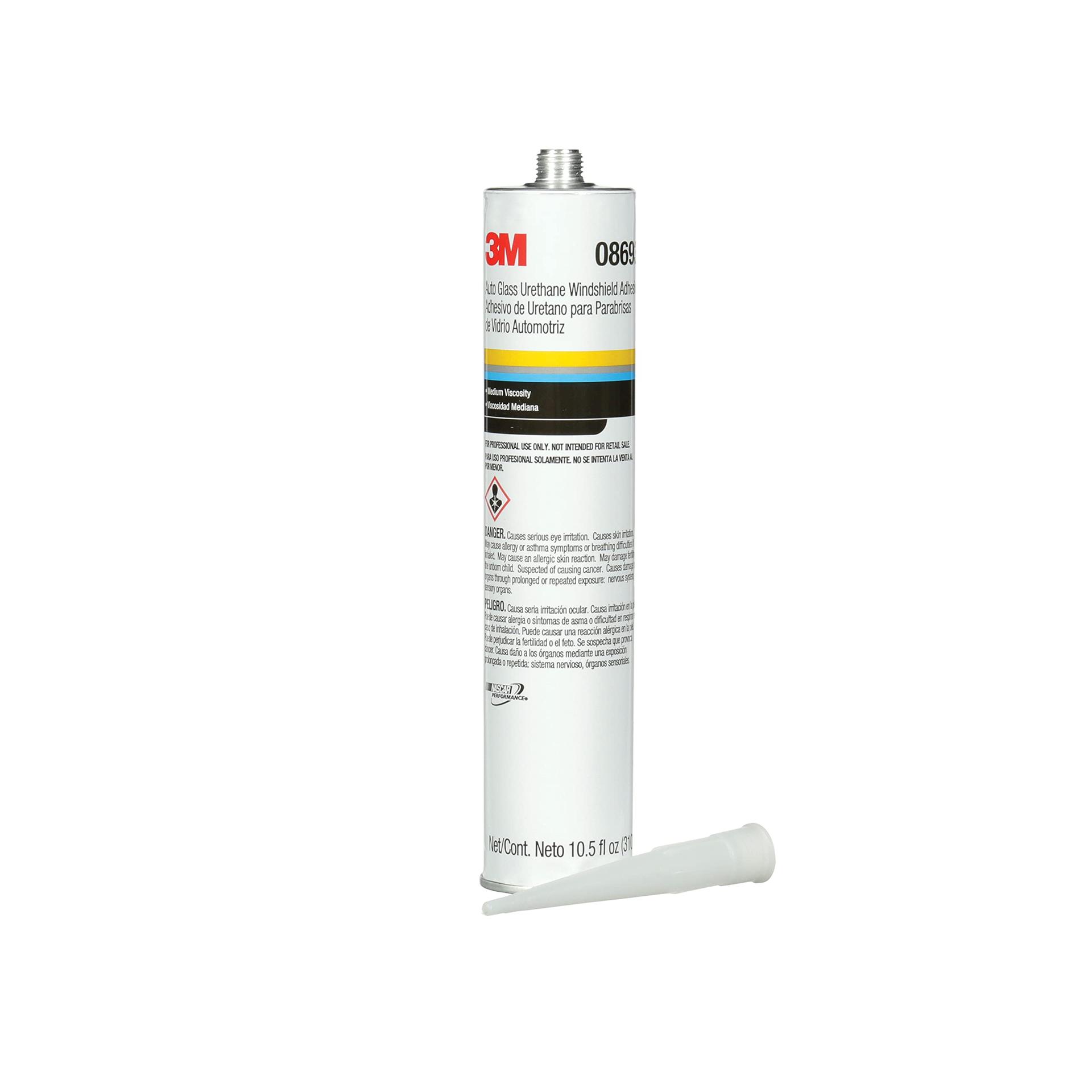 3M 08693 Auto Glass Urethane Windshield Adhesive, Medium Viscosity, High-Strength, Fast-Curing, 310 mL/10.5 fl oz Cartridge, Black - High quality product image showing 3M 08693 Auto Glass Urethane Windshield Adhesive, Medium Viscosity, High-Strength, Fast-Curing, 310 mL/10.5 fl oz Cartridge, Black details and features 3M 08693 Auto Glass Urethane Windshield Adhesive, Medium Viscosity, High-Strength, Fast-Curing, 310 mL/10.5 fl oz Cartridge, Black - High quality product image showing 3M 08693 Auto Glass Urethane Windshield Adhesive, Medium Viscosity, High-Strength, Fast-Curing, 310 mL/10.5 fl oz Cartridge, Black details and features
