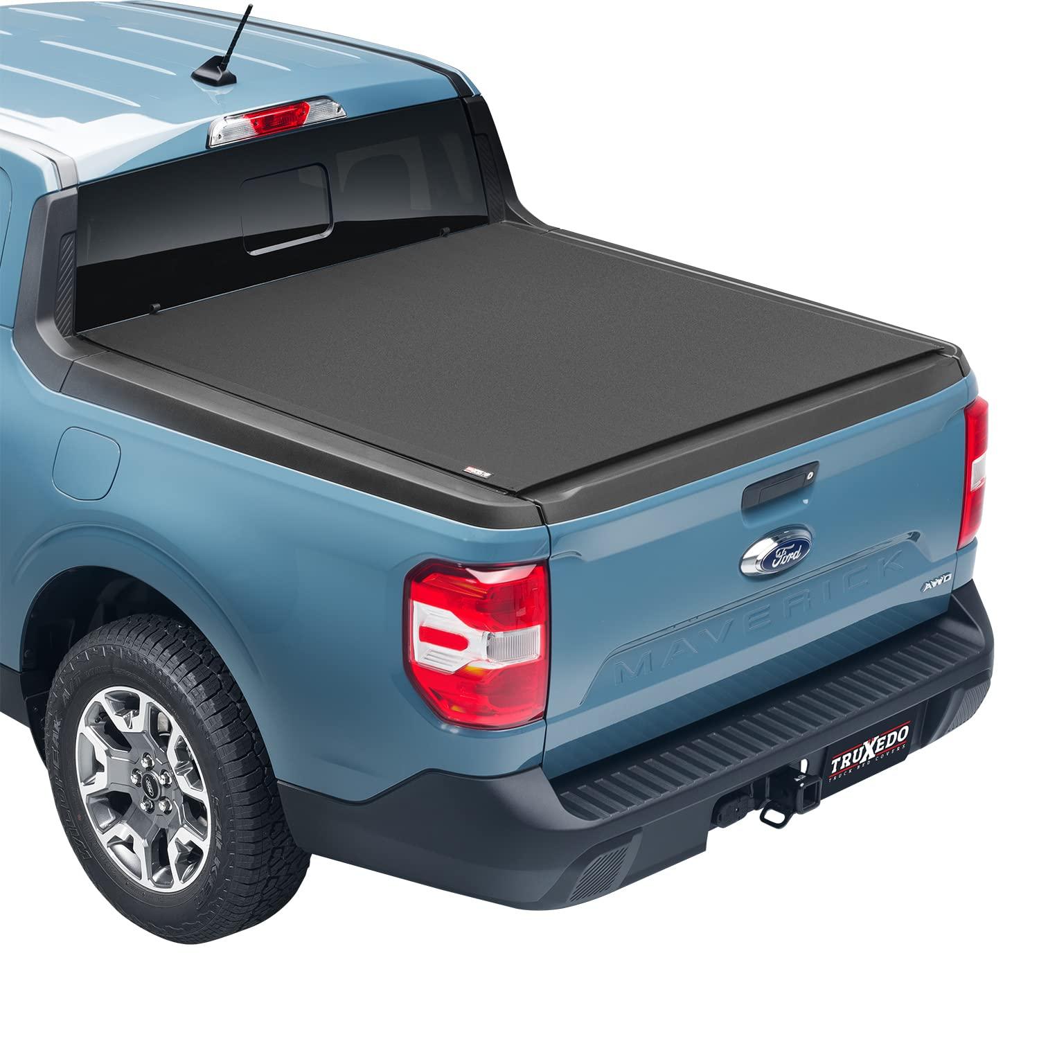 TRUXEDO 1494701 Pro X15 Soft Roll Up Truck Bed Tonneau Cover Fits 2022-2025 Ford Maverick 4FT 6 INCH Bed (54.4 INCH) - High quality product image showing TRUXEDO 1494701 Pro X15 Soft Roll Up Truck Bed Tonneau Cover Fits 2022-2025 Ford Maverick 4FT 6 INCH Bed (54.4 INCH) details and features TRUXEDO 1494701 Pro X15 Soft Roll Up Truck Bed Tonneau Cover Fits 2022-2025 Ford Maverick 4FT 6 INCH Bed (54.4 INCH) - High quality product image showing TRUXEDO 1494701 Pro X15 Soft Roll Up Truck Bed Tonneau Cover Fits 2022-2025 Ford Maverick 4FT 6 INCH Bed (54.4 INCH) details and features