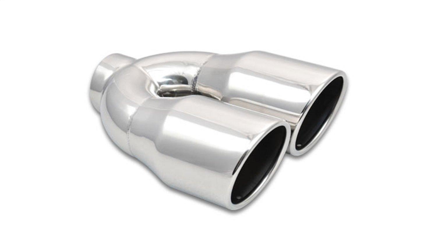 VIBRANT 1326 Power Exhaust Tip, Weld-On, 2.50 in. Inlet I.D, Dual 3.50 in. Outlet O.D, Double Wall, Angle Cut, Rolled Edge, 10.00 in. long, 304 Stainless Steel, Mirror Polished, each - High quality product image showing VIBRANT 1326 Power Exhaust Tip, Weld-On, 2.50 in. Inlet I.D, Dual 3.50 in. Outlet O.D, Double Wall, Angle Cut, Rolled Edge, 10.00 in. long, 304 Stainless Steel, Mirror Polished, each details and features VIBRANT 1326 Power Exhaust Tip, Weld-On, 2.50 in. Inlet I.D, Dual 3.50 in. Outlet O.D, Double Wall, Angle Cut, Rolled Edge, 10.00 in. long, 304 Stainless Steel, Mirror Polished, each - High quality product image showing VIBRANT 1326 Power Exhaust Tip, Weld-On, 2.50 in. Inlet I.D, Dual 3.50 in. Outlet O.D, Double Wall, Angle Cut, Rolled Edge, 10.00 in. long, 304 Stainless Steel, Mirror Polished, each details and features