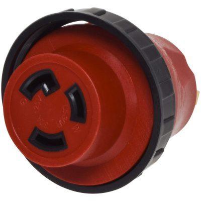 VALTERRA 03030DAVP Mighty Cord A10-3030DAVP Detachable Adapter Plug - 30AM to 30AF, Red (Carded) from The Twister Group VALTERRA 03030DAVP Mighty Cord A10-3030DAVP Detachable Adapter Plug - 30AM to 30AF, Red (Carded) - The Twister Group Tools product