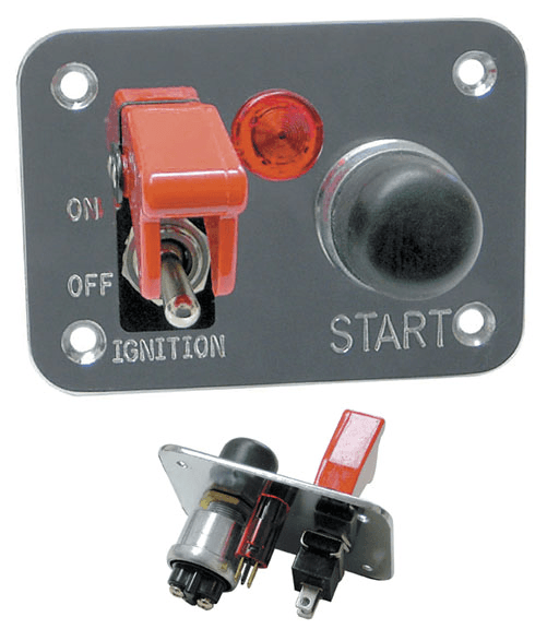 WIRTHCO 20280 Battery Doctor, Start/Ignition Panel, 2 Switch/1 LED,Aluminum On/Off Toggle, Starter and Light Switch WIRTHCO 20280 Battery Doctor, Start/Ignition Panel, 2 Switch/1 LED,Aluminum On/Off Toggle, Starter and Light Switch
