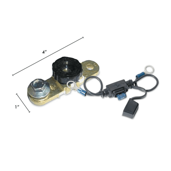 WIRTHCO 20310 Battery Disconnect Switch; Side Mount With Fused Bypass; 12 Volt; Knob Operated; 125 Ampere from The Twister Group WIRTHCO 20310 Battery Disconnect Switch; Side Mount With Fused Bypass; 12 Volt; Knob Operated; 125 Ampere - The Twister Group Tools product