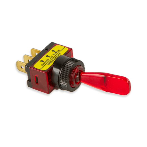 WIRTHCO 20500 On/Off Red Illuminated Toggle Switch-20 Amp WIRTHCO 20500 On/Off Red Illuminated Toggle Switch-20 Amp