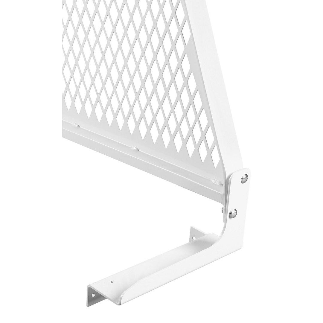 WEATHER GUARD 1925-3-02 CAB PRTCTR MTN 65.0-65.5FT WHT, For Use with Protect-A-Rail Headache Rack; 13 Inch Length x 4 Inch Width x 6 Inch Height; White; Powder Coated; Steel from The Twister Group WEATHER GUARD 1925-3-02 CAB PRTCTR MTN 65.0-65.5FT WHT, For Use with Protect-A-Rail Headache Rack; 13 Inch Length x 4 Inch Width x 6 Inch Height; White; Powder Coated; Steel - The Twister Group Tools product