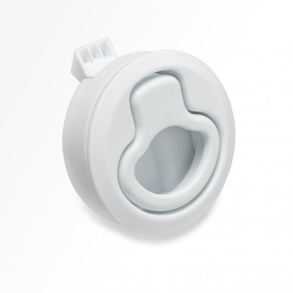 WHITECAP 3227W Nylon Non-Locking Slam Latch - White - Product image WHITECAP 3227W Nylon Non-Locking Slam Latch - White - Product image