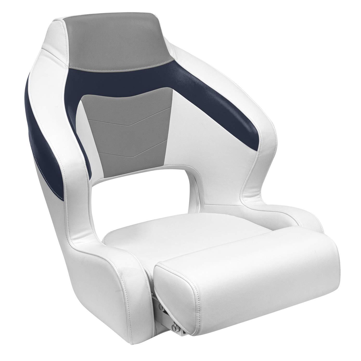 WISE 3338-1773 BAJA XL Bucket Seat with Flip Up Bolster, Brite White/Marble Grey/Midnight Navy - High quality product image showing WISE 3338-1773 BAJA XL Bucket Seat with Flip Up Bolster, Brite White/Marble Grey/Midnight Navy details and features WISE 3338-1773 BAJA XL Bucket Seat with Flip Up Bolster, Brite White/Marble Grey/Midnight Navy - High quality product image showing WISE 3338-1773 BAJA XL Bucket Seat with Flip Up Bolster, Brite White/Marble Grey/Midnight Navy details and features
