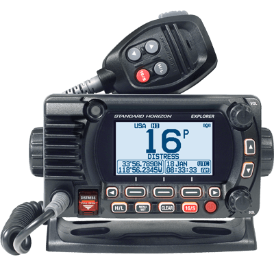 STANDARD HORIZON GX1850B VHF, Optional 2nd Station, N2K, Black STANDARD HORIZON GX1850B VHF, Optional 2nd Station, N2K, Black