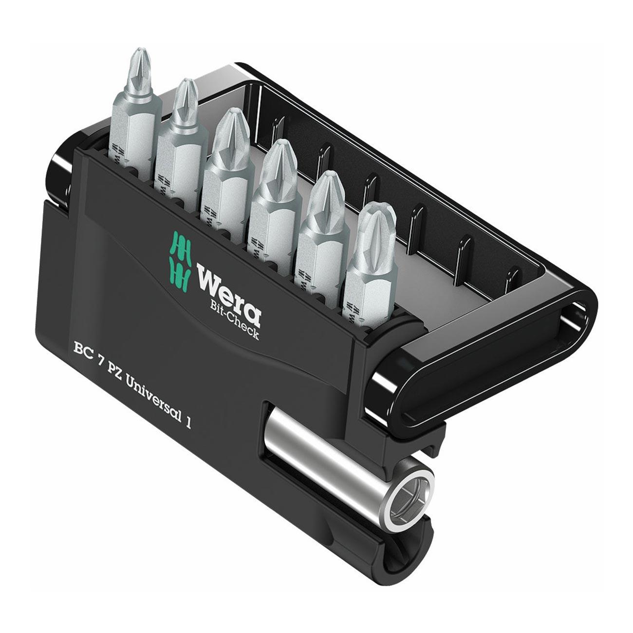 WERA 05056296001 Mini-Check Bit-Check Drive Bits Pozidriv & Universal Bitholder (7 Piece Set) - High quality product image showing WERA 05056296001 Mini-Check Bit-Check Drive Bits Pozidriv & Universal Bitholder (7 Piece Set) details and features WERA 05056296001 Mini-Check Bit-Check Drive Bits Pozidriv & Universal Bitholder (7 Piece Set) - High quality product image showing WERA 05056296001 Mini-Check Bit-Check Drive Bits Pozidriv & Universal Bitholder (7 Piece Set) details and features