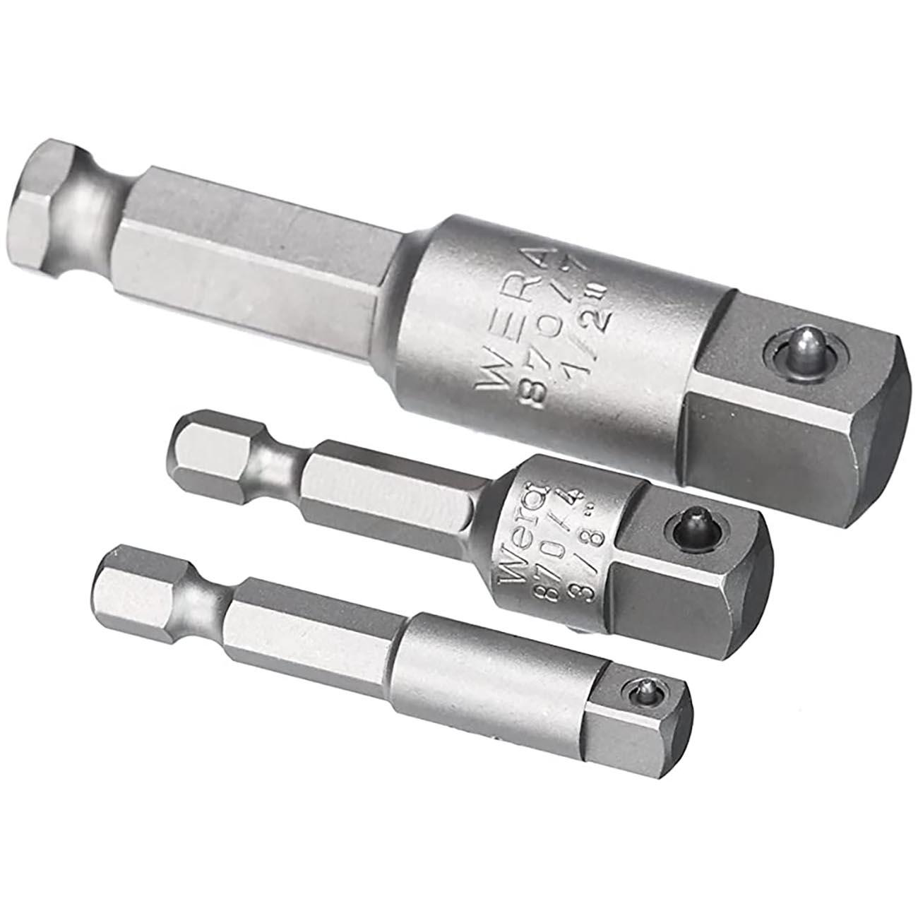 WERA 05073200001 870/4/7 Set 1/4 INCH Drive Adapter Set (3 Piece) - High quality product image showing WERA 05073200001 870/4/7 Set 1/4 INCH Drive Adapter Set (3 Piece) details and features WERA 05073200001 870/4/7 Set 1/4 INCH Drive Adapter Set (3 Piece) - High quality product image showing WERA 05073200001 870/4/7 Set 1/4 INCH Drive Adapter Set (3 Piece) details and features