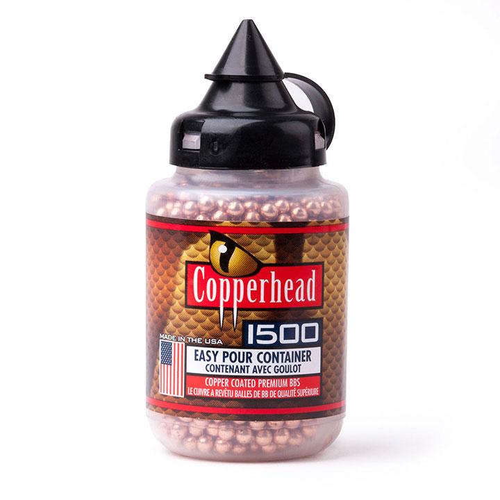 CROSMAN 0737 Copperhead Bbs 4.5 Mm Copper Coated 5.3 Gr. 1500 Count CROSMAN 0737 Copperhead Bbs 4.5 Mm Copper Coated 5.3 Gr. 1500 Count
