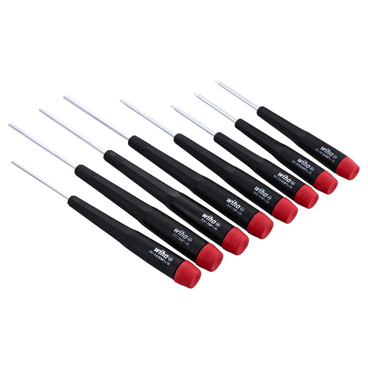 WIHA 26391 Precision Hex SAE Screwdrivers - 8 Piece Set - High quality product image showing WIHA 26391 Precision Hex SAE Screwdrivers - 8 Piece Set details and features WIHA 26391 Precision Hex SAE Screwdrivers - 8 Piece Set - High quality product image showing WIHA 26391 Precision Hex SAE Screwdrivers - 8 Piece Set details and features