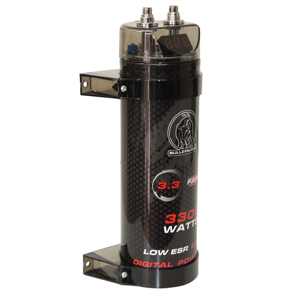 XSCORPION BCAP3.3 Bullz Audio 3.3 Farad Capacitor With Digital Voltage Display - High quality product image showing XSCORPION BCAP3.3 Bullz Audio 3.3 Farad Capacitor With Digital Voltage Display details and features XSCORPION BCAP3.3 Bullz Audio 3.3 Farad Capacitor With Digital Voltage Display - High quality product image showing XSCORPION BCAP3.3 Bullz Audio 3.3 Farad Capacitor With Digital Voltage Display details and features