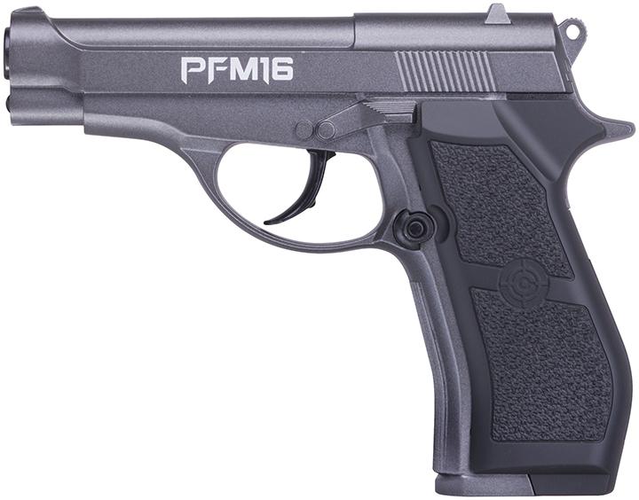 CROSMAN PFM16 CO2 Powered Semi-Auto Full Metal Compact BB Air Pistol (Black) CROSMAN PFM16 CO2 Powered Semi-Auto Full Metal Compact BB Air Pistol (Black)