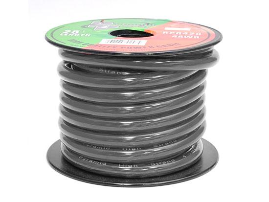 PYRAMID RPB425 Wire 4 Ga. Black 25 Ft. Spool Also Rpb4025 PYRAMID RPB425 Wire 4 Ga. Black 25 Ft. Spool Also Rpb4025