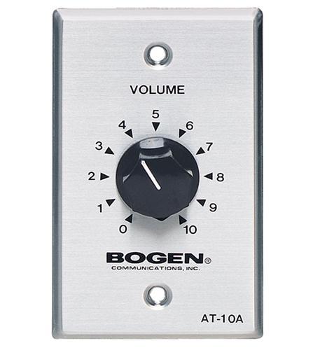 BOGEN AT10A 10 Watt Attenuator Single Gang - High quality product image showing BOGEN AT10A 10 Watt Attenuator Single Gang details and features BOGEN AT10A 10 Watt Attenuator Single Gang - High quality product image showing BOGEN AT10A 10 Watt Attenuator Single Gang details and features