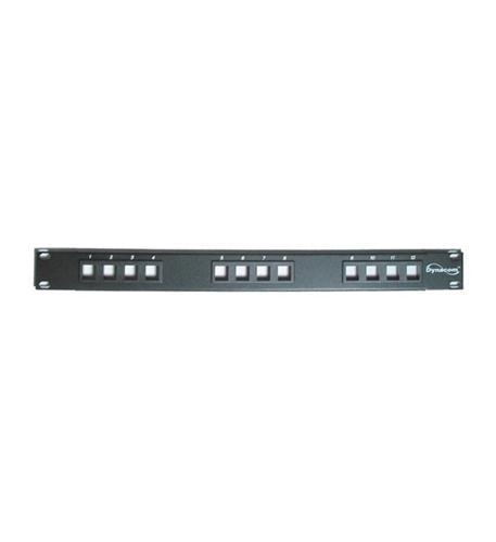 DYNACOM 2013-12MJP BLANK PATCH PANEL 12 PORT, 1RU from The Twister Group DYNACOM 2013-12MJP BLANK PATCH PANEL 12 PORT, 1RU - The Twister Group Tools product