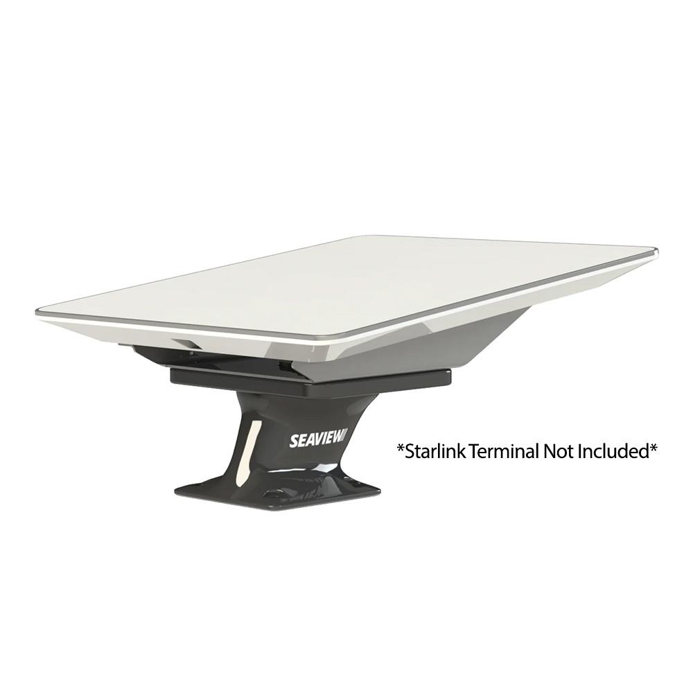 SEAVIEW ADASTLKABLK+PMA57M1BLK Starlink High Performance 5 INCH Pedestal Mount w/ADASTLKA Starlink Top Plate - Black - Product image SEAVIEW ADASTLKABLK+PMA57M1BLK Starlink High Performance 5 INCH Pedestal Mount w/ADASTLKA Starlink Top Plate - Black - Product image