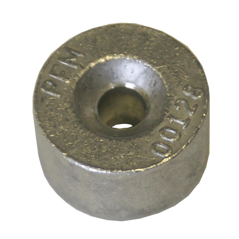 PERFORMANCE METALS 00128A Button Anode - Aluminum PERFORMANCE METALS 00128A Button Anode - Aluminum