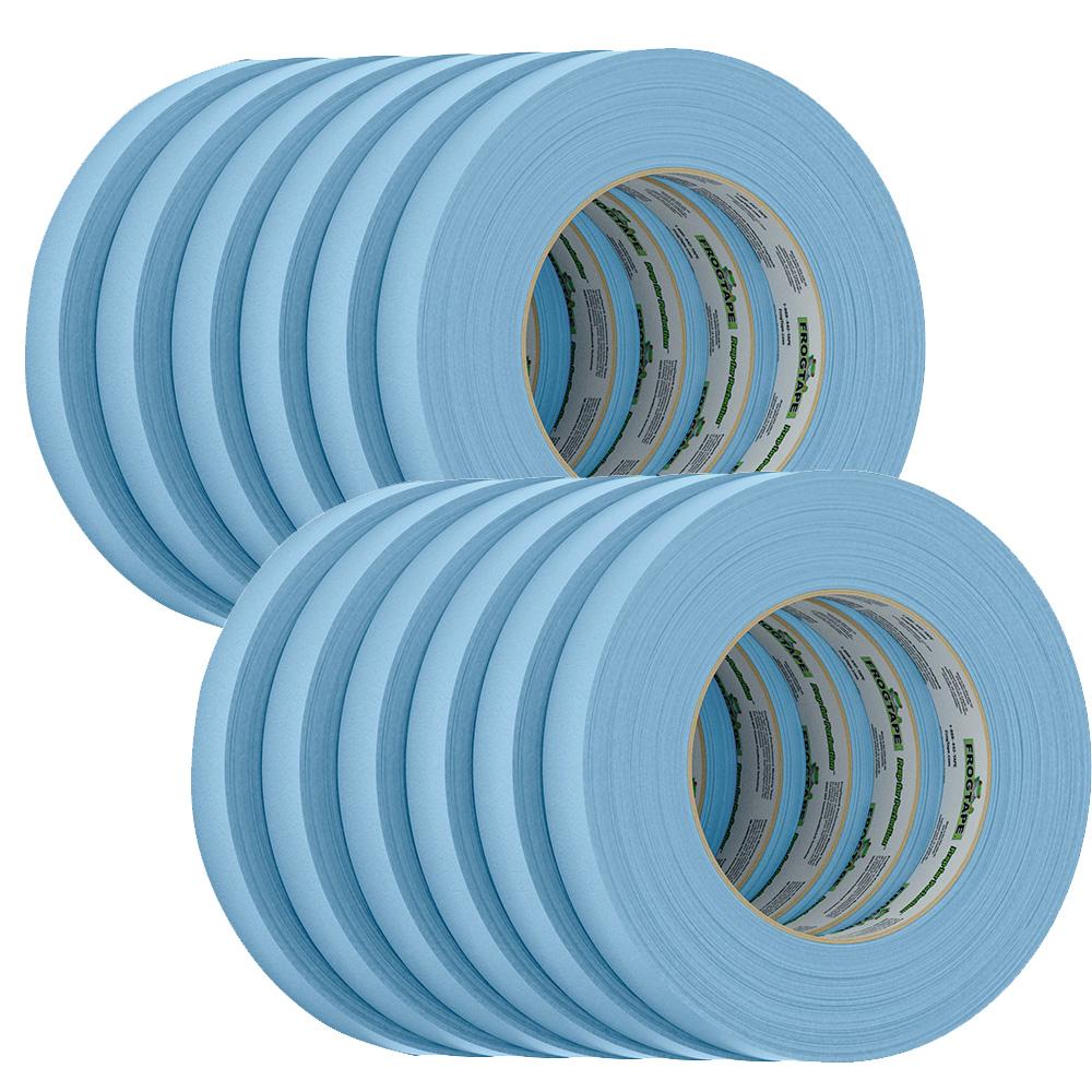 FROGTAPE 105770 CP 250 Medium-High Adhesion Masking Tape - 18MM x 55M x 8-Pack - Light Blue - Rated for 250 degrees F from The Twister Group FROGTAPE 105770 CP 250 Medium-High Adhesion Masking Tape - 18MM x 55M x 8-Pack - Light Blue - Rated for 250 degrees F - The Twister Group Tools product