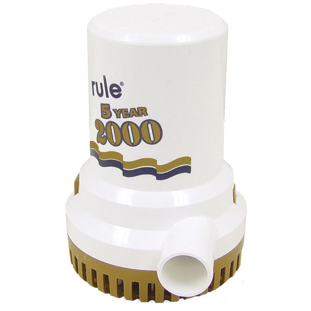 RULE 09 2000 GPH GOLD SERIES NON AUTOMATIC BILGE PUMP from The Twister Group RULE 09 2000 GPH GOLD SERIES NON AUTOMATIC BILGE PUMP - The Twister Group Tools product