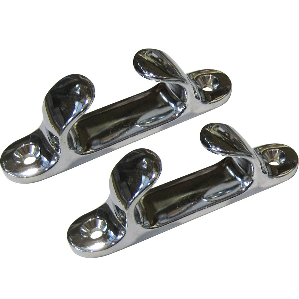 PERKO 1230DP0CHR 4 INCH STRAIGHT CHOCKS PAIR CHROME PLATED ZINC - High quality product image showing PERKO 1230DP0CHR 4 INCH STRAIGHT CHOCKS PAIR CHROME PLATED ZINC details and features PERKO 1230DP0CHR 4 INCH STRAIGHT CHOCKS PAIR CHROME PLATED ZINC - High quality product image showing PERKO 1230DP0CHR 4 INCH STRAIGHT CHOCKS PAIR CHROME PLATED ZINC details and features