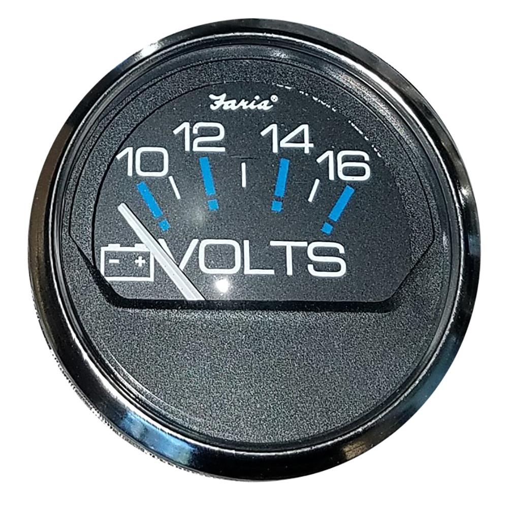 FARIA 13705 CHESAPEAKE BLACK SS 2 INCH VOLTMETER 10-16VDC - High quality product image showing FARIA 13705 CHESAPEAKE BLACK SS 2 INCH VOLTMETER 10-16VDC details and features FARIA 13705 CHESAPEAKE BLACK SS 2 INCH VOLTMETER 10-16VDC - High quality product image showing FARIA 13705 CHESAPEAKE BLACK SS 2 INCH VOLTMETER 10-16VDC details and features