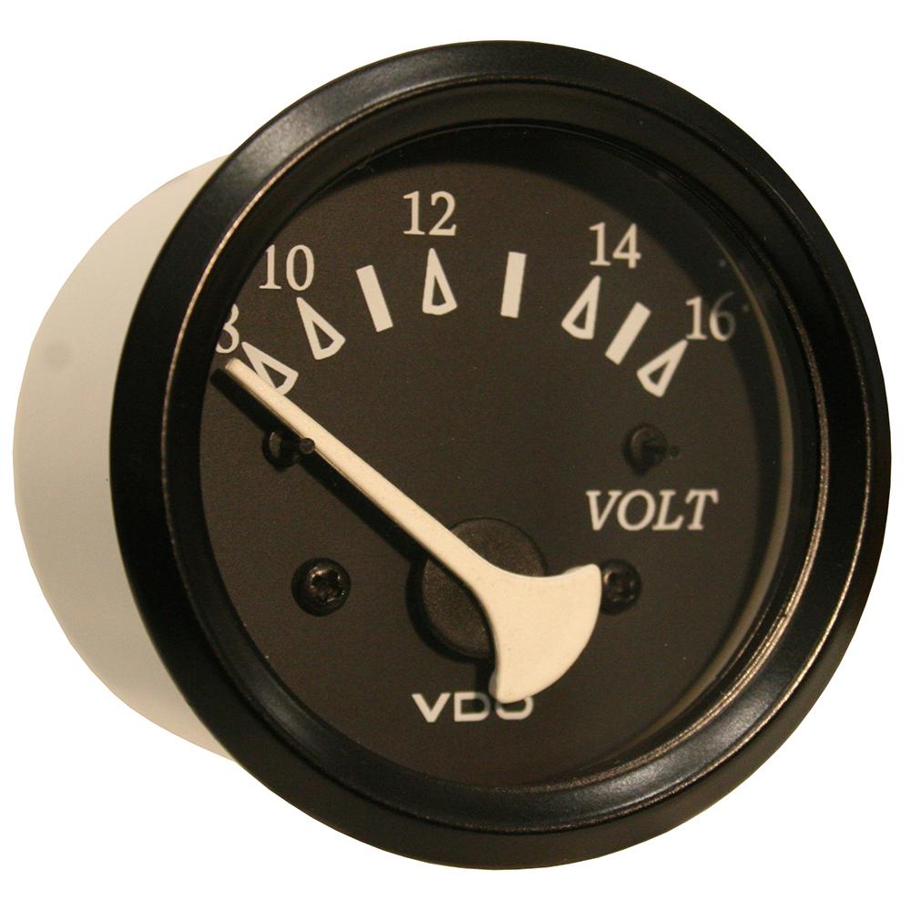 VDO 332-11805 ALLENTARE BLACK VOLTMETER - 8-16V - BLACK BEZEL - High quality product image showing VDO 332-11805 ALLENTARE BLACK VOLTMETER - 8-16V - BLACK BEZEL details and features VDO 332-11805 ALLENTARE BLACK VOLTMETER - 8-16V - BLACK BEZEL - High quality product image showing VDO 332-11805 ALLENTARE BLACK VOLTMETER - 8-16V - BLACK BEZEL details and features
