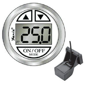 FARIA 13850 CHESAPEAKE SS WHITE 2 INCH DEPTH SOUNDER WITH TRANSOM MOUNT TRANSDUCER from The Twister Group FARIA 13850 CHESAPEAKE SS WHITE 2 INCH DEPTH SOUNDER WITH TRANSOM MOUNT TRANSDUCER - The Twister Group Tools product