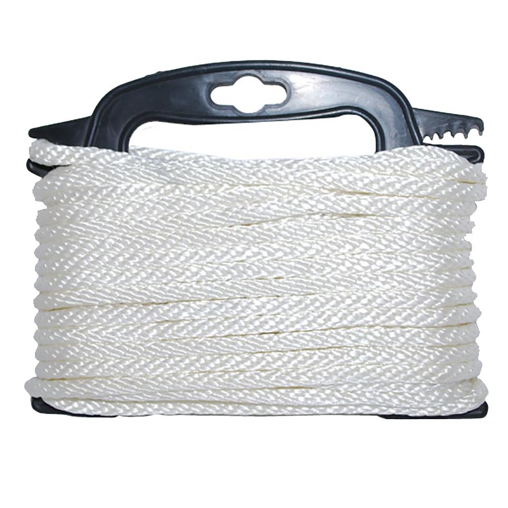 ATTWOOD 117553-7 BRAIDED NYLON ROPE - 3/16 INCH X 100FT - WHITE from The Twister Group ATTWOOD 117553-7 BRAIDED NYLON ROPE - 3/16 INCH X 100FT - WHITE - The Twister Group Tools product