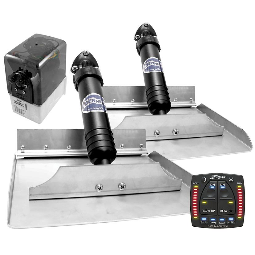BENNETT MARINE 129ATP HYDRAULIC TRIM TAB COMPLETE KIT WITH AUTO TRIM PRO BENNETT MARINE 129ATP HYDRAULIC TRIM TAB COMPLETE KIT WITH AUTO TRIM PRO