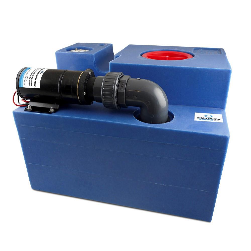 ALBIN 03-02-009 12 GALLON (47L) WASTE WATER TANK CPL MACERATOR - 12V - High quality product image showing ALBIN 03-02-009 12 GALLON (47L) WASTE WATER TANK CPL MACERATOR - 12V details and features ALBIN 03-02-009 12 GALLON (47L) WASTE WATER TANK CPL MACERATOR - 12V - High quality product image showing ALBIN 03-02-009 12 GALLON (47L) WASTE WATER TANK CPL MACERATOR - 12V details and features