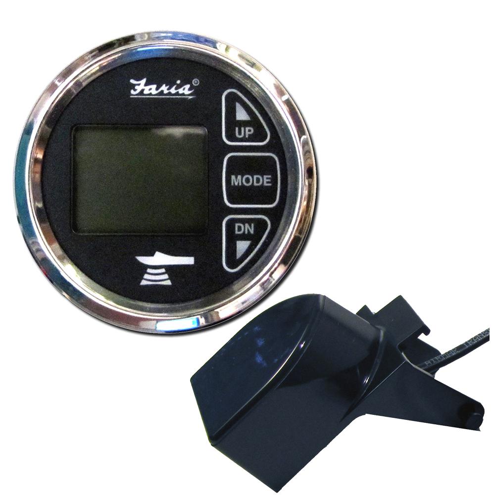 FARIA 13752 2 INCH DUAL DEPTH SOUNDER W/AIR & WATER TEMP TRANSOM MOUNT TRANSDUCER - CHESAPEAKE SS BLACK - High quality product image showing FARIA 13752 2 INCH DUAL DEPTH SOUNDER W/AIR & WATER TEMP TRANSOM MOUNT TRANSDUCER - CHESAPEAKE SS BLACK details and features FARIA 13752 2 INCH DUAL DEPTH SOUNDER W/AIR & WATER TEMP TRANSOM MOUNT TRANSDUCER - CHESAPEAKE SS BLACK - High quality product image showing FARIA 13752 2 INCH DUAL DEPTH SOUNDER W/AIR & WATER TEMP TRANSOM MOUNT TRANSDUCER - CHESAPEAKE SS BLACK details and features