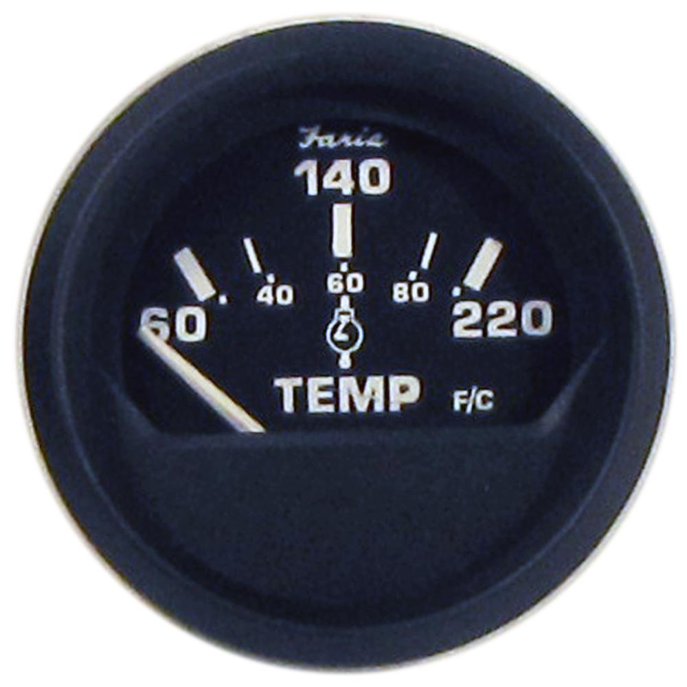 FARIA 12819 EURO BLACK 2 INCH CYLINDER HEAD TEMPERATURE GAUGE (60 TO 220°F) WITH SENDER from The Twister Group FARIA 12819 EURO BLACK 2 INCH CYLINDER HEAD TEMPERATURE GAUGE (60 TO 220°F) WITH SENDER - The Twister Group Tools product