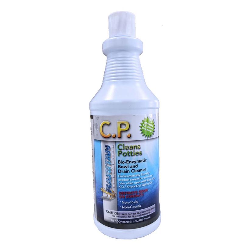 RARITAN 1PCP32 C.P. CLEANS POTTIES BIO-ENZYMATIC BOWL CLEANER - 32OZ BOTTLE RARITAN 1PCP32 C.P. CLEANS POTTIES BIO-ENZYMATIC BOWL CLEANER - 32OZ BOTTLE