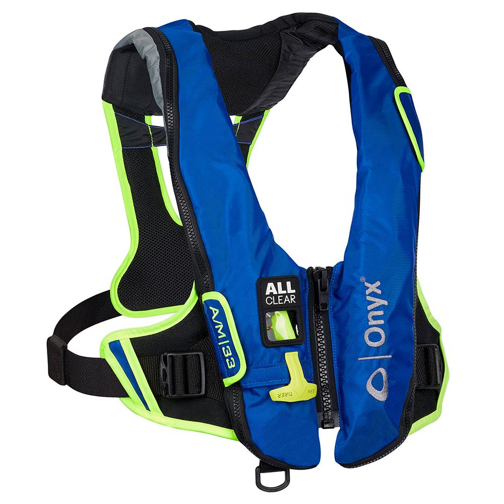 ONYX 132800-500-004-21 IMPULSE A/M-33 ALL CLEARAUTO/MANUAL INFLATABLE LIFE JACKET - BLUE from The Twister Group ONYX 132800-500-004-21 IMPULSE A/M-33 ALL CLEARAUTO/MANUAL INFLATABLE LIFE JACKET - BLUE - The Twister Group Tools product