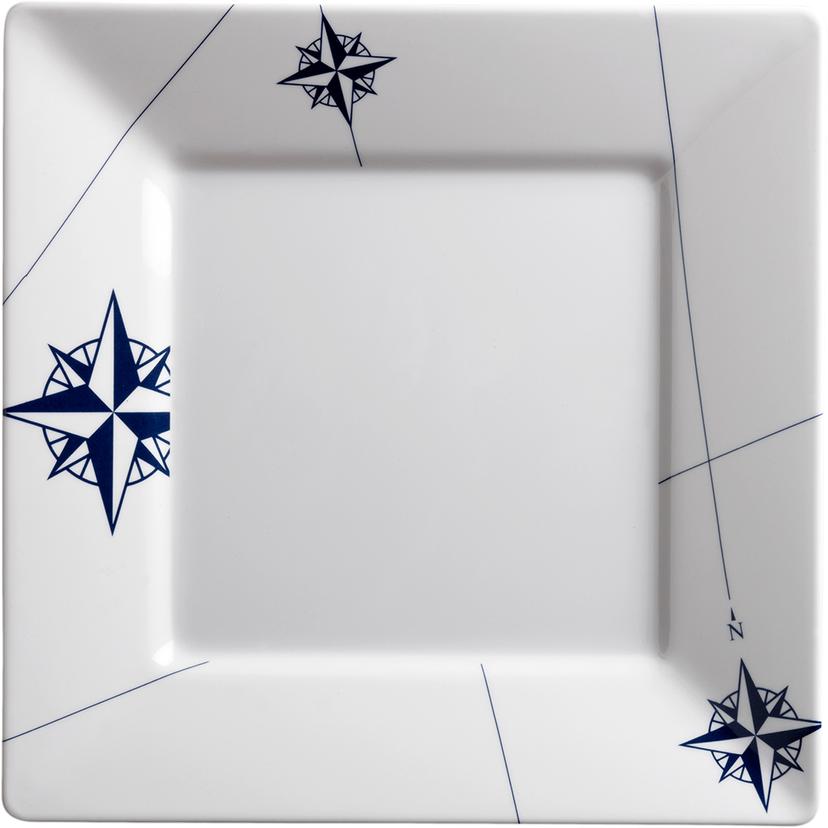 MARINE BUSINESS 15021C MELAMINE SQUARE, FLAT DINNER PLATE - NORTHWIND - 10 INCH X 10 INCH SET OF 6 MARINE BUSINESS 15021C MELAMINE SQUARE, FLAT DINNER PLATE - NORTHWIND - 10 INCH X 10 INCH SET OF 6