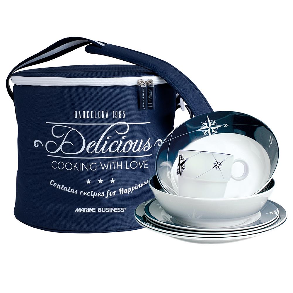 MARINE BUSINESS 15147 MELAMINE TABLEWARE & BASKET - NORTHWIND - SET OF 16 - High quality product image showing MARINE BUSINESS 15147 MELAMINE TABLEWARE & BASKET - NORTHWIND - SET OF 16 details and features MARINE BUSINESS 15147 MELAMINE TABLEWARE & BASKET - NORTHWIND - SET OF 16 - High quality product image showing MARINE BUSINESS 15147 MELAMINE TABLEWARE & BASKET - NORTHWIND - SET OF 16 details and features