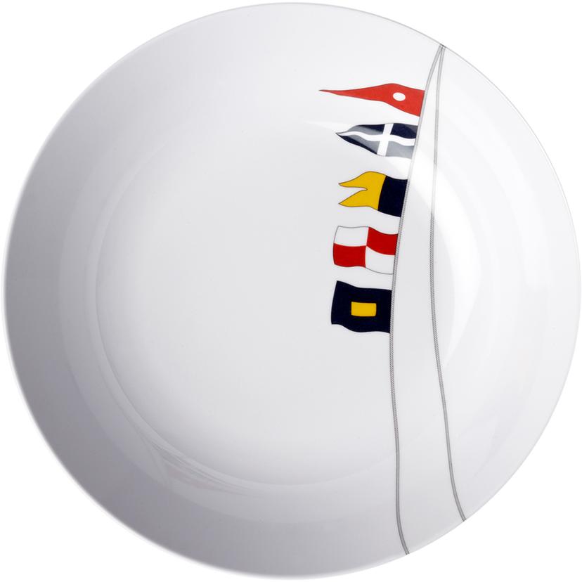 MARINE BUSINESS 12002C MELAMINE DEEP, ROUND SOUP PLATE - REGATA - 8.8 INCH SET OF 6 MARINE BUSINESS 12002C MELAMINE DEEP, ROUND SOUP PLATE - REGATA - 8.8 INCH SET OF 6