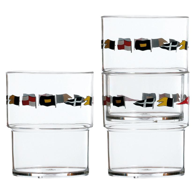 MARINE BUSINESS 12103C STACKABLE GLASS SET - REGATA - SET OF 12 MARINE BUSINESS 12103C STACKABLE GLASS SET - REGATA - SET OF 12