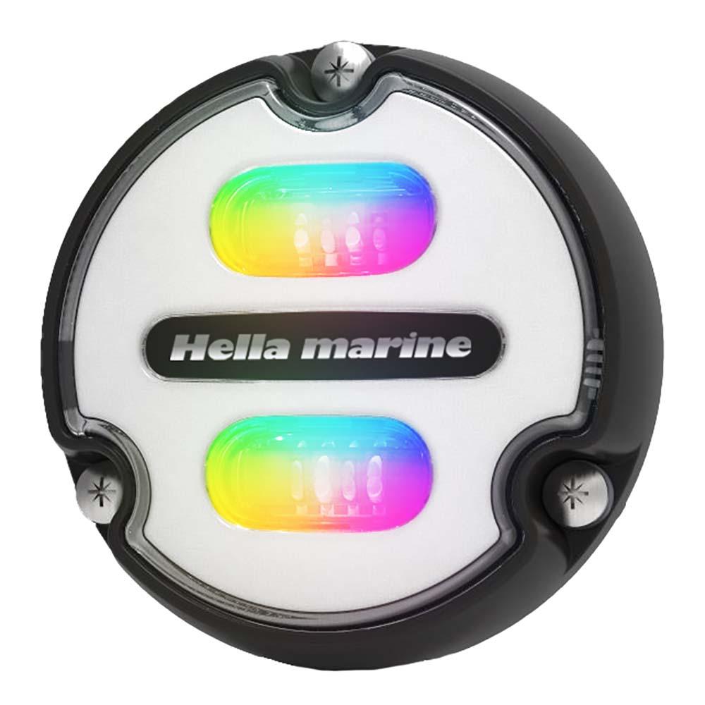 HELLA MARINE 016146-011 APELO A1 RGB UNDERWATER LIGHT - 1800 LUMENS - BLACK HOUSING - WHITE LENS - High quality product image showing HELLA MARINE 016146-011 APELO A1 RGB UNDERWATER LIGHT - 1800 LUMENS - BLACK HOUSING - WHITE LENS details and features HELLA MARINE 016146-011 APELO A1 RGB UNDERWATER LIGHT - 1800 LUMENS - BLACK HOUSING - WHITE LENS - High quality product image showing HELLA MARINE 016146-011 APELO A1 RGB UNDERWATER LIGHT - 1800 LUMENS - BLACK HOUSING - WHITE LENS details and features