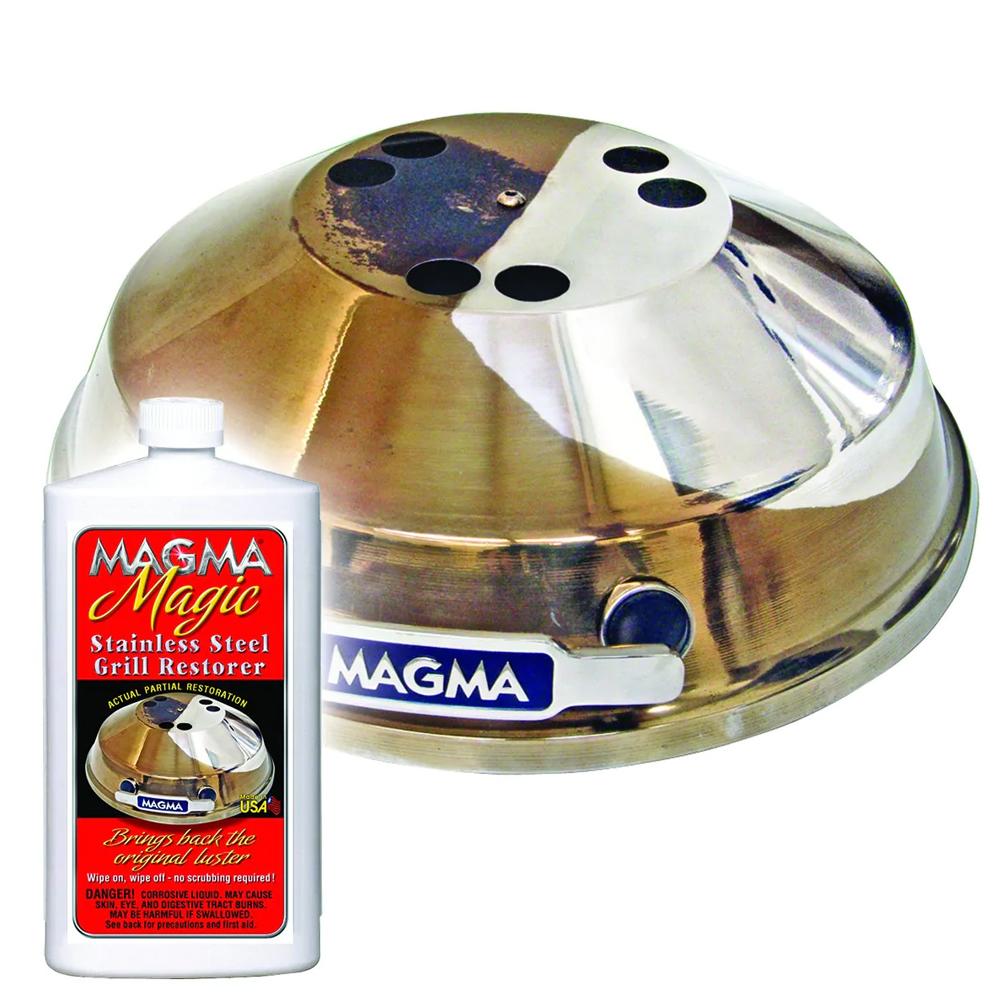 MAGMA A10-272 Magic Cleaner/Polisher - 16oz - High quality product image showing MAGMA A10-272 Magic Cleaner/Polisher - 16oz details and features MAGMA A10-272 Magic Cleaner/Polisher - 16oz - High quality product image showing MAGMA A10-272 Magic Cleaner/Polisher - 16oz details and features