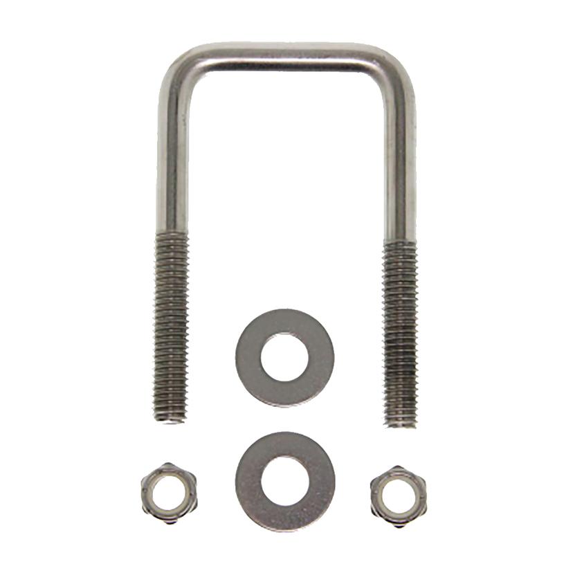 C.E. SMITH 15252A ZINC U-BOLT 7/16 INCH-14 X 3-1/8 INCH X 3 INCH W/WASHERS & NUTS - SQUARE C.E. SMITH 15252A ZINC U-BOLT 7/16 INCH-14 X 3-1/8 INCH X 3 INCH W/WASHERS & NUTS - SQUARE